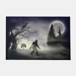 Tapete Floresta Foggy - Sasquatch Raven e Bigfoot