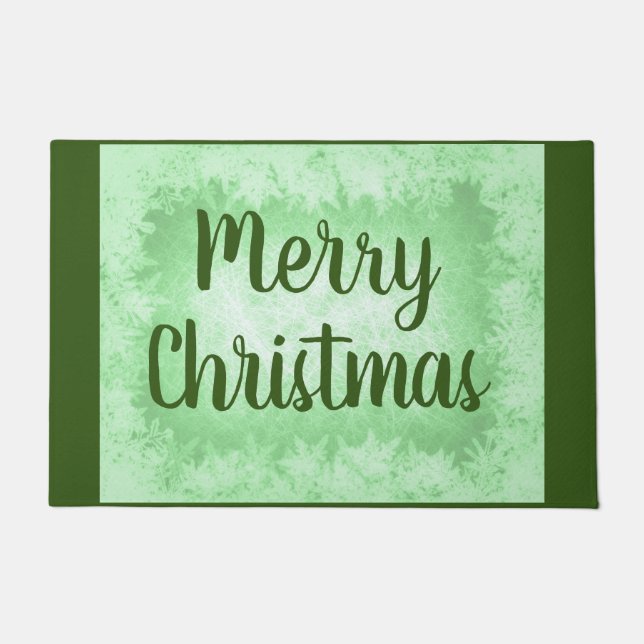 Tapete Floresta Verde Feliz Natal (Frente)