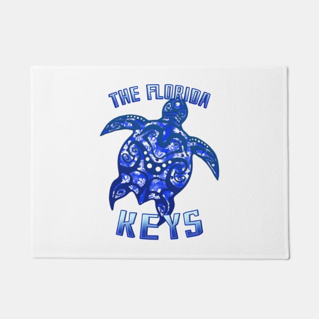 Tapete Florida Keys Vacation Tribal Turtle (Frente)