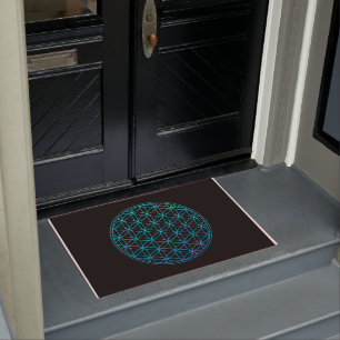 Tapete flower of life sacred geometry symbol ancient zen
