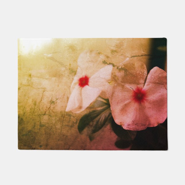 Tapete Flowers Retro Photo Door Mat (Frente)