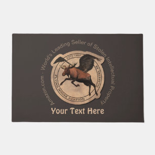 Tapete Flying Moose Aviation Patch