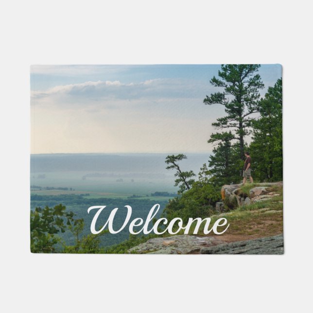 Tapete Foggy No Petit Jean Welcome Doormat (Frente)