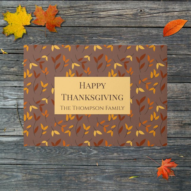 Tapete Folha de outono Elegante (Criador carregado)