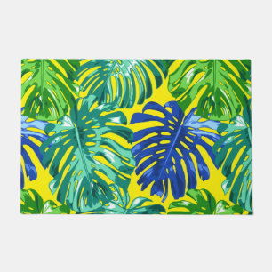 Tapete Folhas da Junta Amarela Verde Tropical