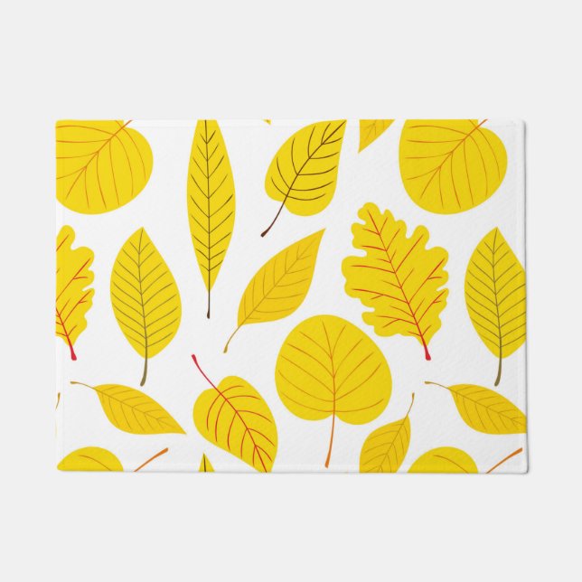 Tapete Folhas de outono em amarelo (Frente)