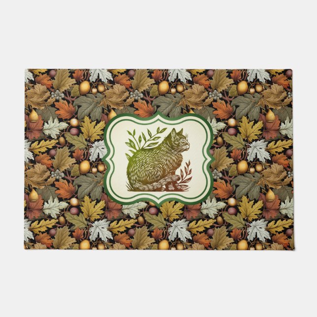 Tapete Folhas de Outono Personalizadas de William Morris  (Frente)