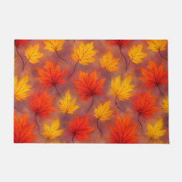 Tapete Folhas de Quebra de Aquarela Russa - Folhagem de o