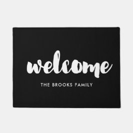 Tapete Fonte do pincel Bem-vindo