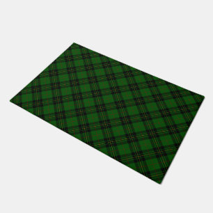 Tapete Forbes tartan green xadrez preta