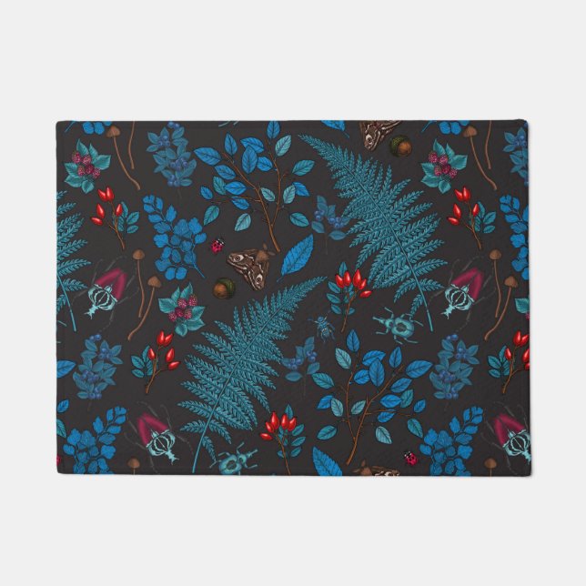 Tapete Forest berries, leaves and bugs 1 (Frente)