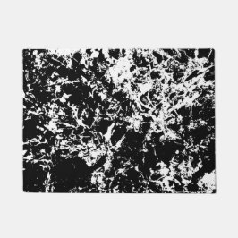 Tapete Formação de gelo Abstrato a preto e branco