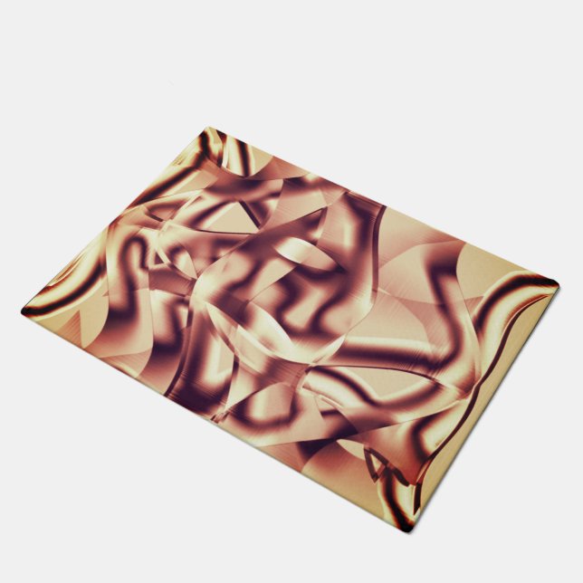 Tapete Formas curvas de vermelho acastanhado ou burgundy, (Inclinado)