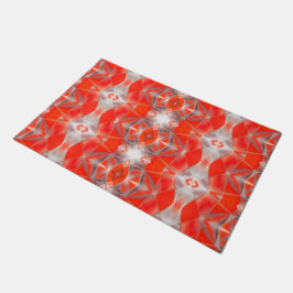 Tapete Formas curvas vermelhas que flutuam sobre cinzas b