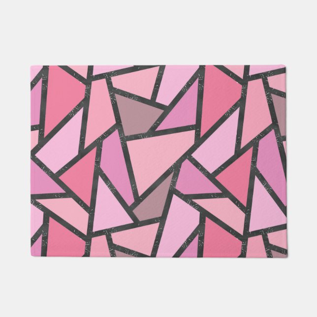 Tapete Formas de vidro coral manchado (Frente)