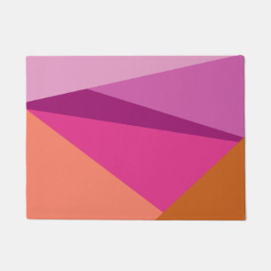 Tapete Formas Geométricas de Blocos de Cores em Magenta