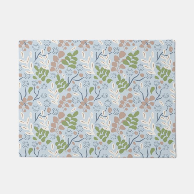 Tapete Formas orgânicas botânicas (Frente)