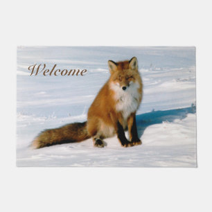Tapete Foto ártica elegante da cena do inverno do Fox