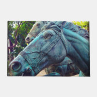 Foto de estátua de Cavalo Azul de Turquesa Asiátic