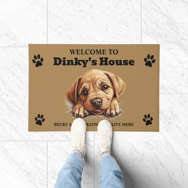 Tapete Foto de Labrador Bulldog Cute (Interior)