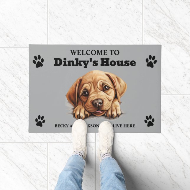 Tapete Foto de Labrador Bulldog Cute (Interior)