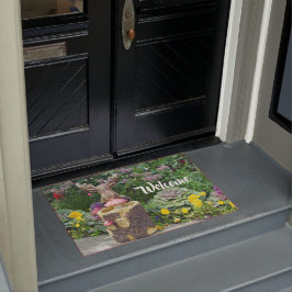 Tapete Foto do Jardim Floral Funny Moose