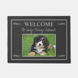 Tapete Foto personalizada rustica bem-vinda à minha peque