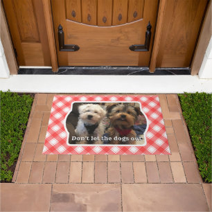 Tapete Foto personalizada, Xadrez de fazendeiros brancos 