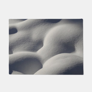 Tapete Fotografia de Abstrato de Neve Esparsa