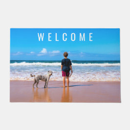 Tapete Fotografia e texto personalizados - seu próprio De