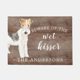 Tapete Fox Terrier.Dog Personalizado Mat de porta