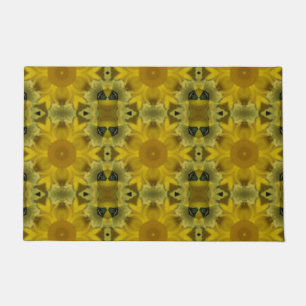 Tapete Fractal amarelo-sol