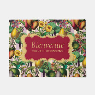 Tapete Franco Retro Floral Bienvenue