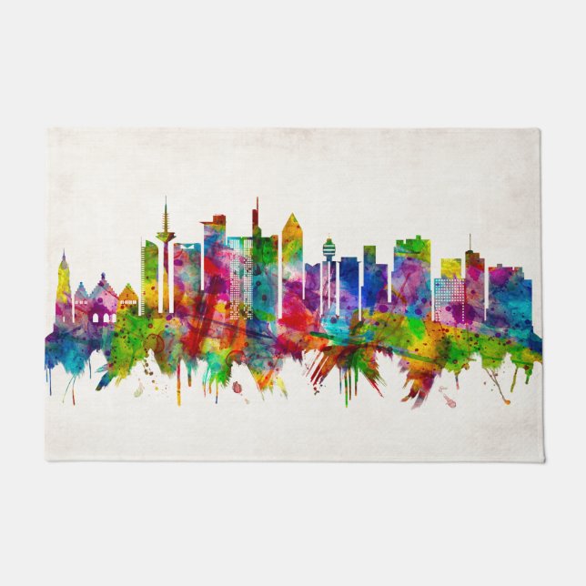 Tapete Frankfurt Alemanha Skyline (Frente)