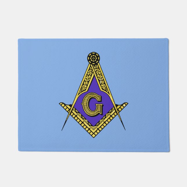 Tapete Freemason (azul) (Frente)