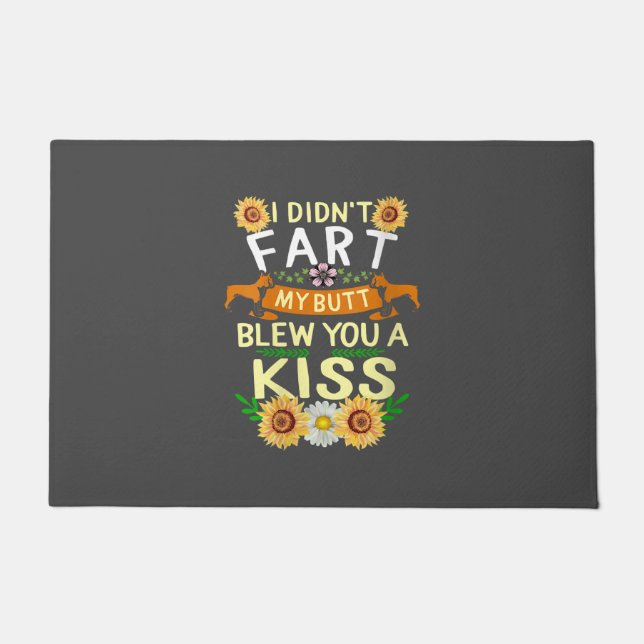 Tapete Frenchie não desmaia Bumbum beijo mamãe mamãe mamã (Frente)