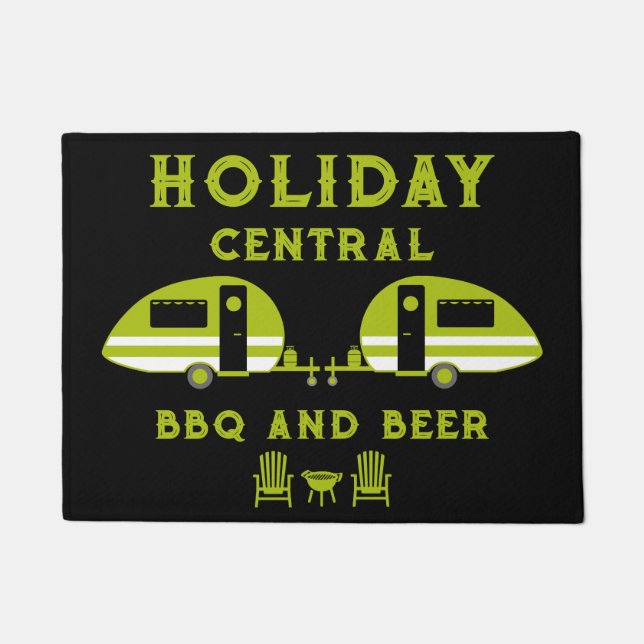 Tapete Frente de Caravanning Britânica Encantada (Frente)