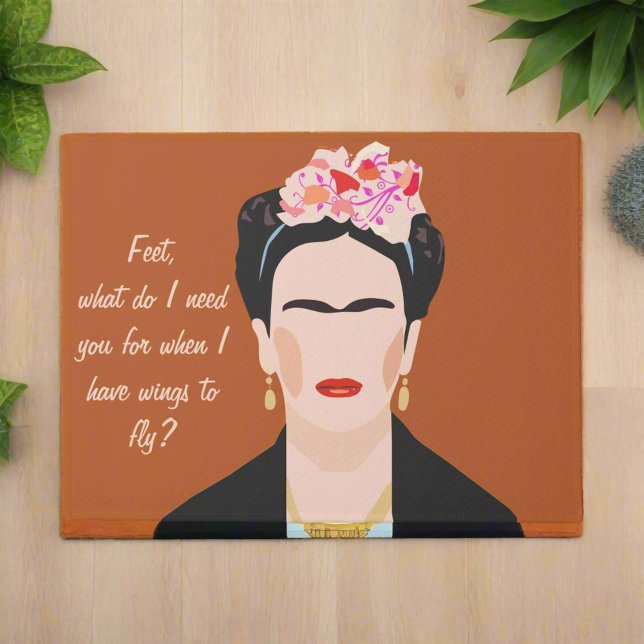 Tapete Frida Kahlo Illustração de Motivação Bem-vindo (Criador carregado)