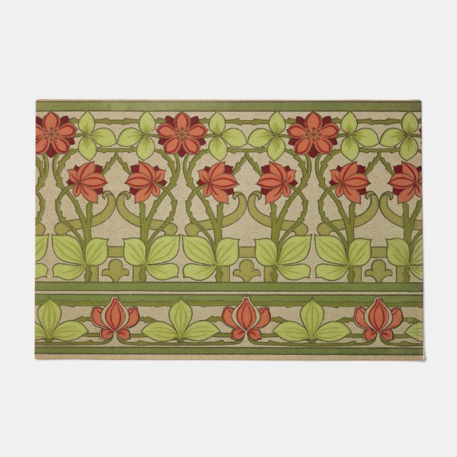 Tapete Frieze Border Art Nouveau Floral (Frente)