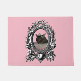Tapete Fundo da princesa Gato Vintage Quadro Cor-de-rosa