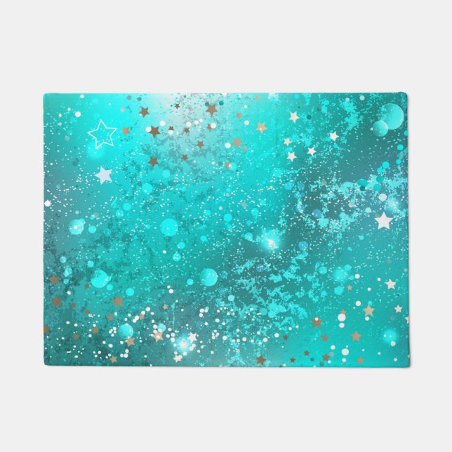 Tapete Fundo do Mint Turquoise Foil (Frente)