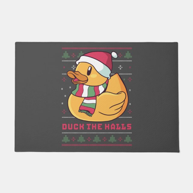 Tapete Funny and Cute Duck Puns Merry Christmas Duck The (Frente)