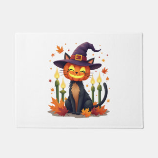 Tapete Funny Halloween Pumpkin Head Cat Lover