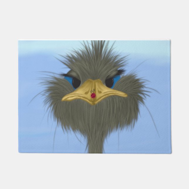 Tapete Funny Ostrich George E O Bonitinho Ladybug (Frente)