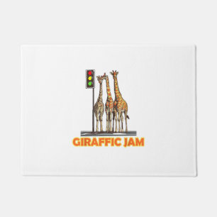 Tapete Funny Pun Giraffe Jam