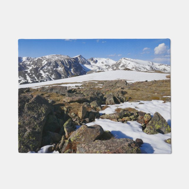 Tapete Fusão de neve nas montanhas rochosas (Frente)