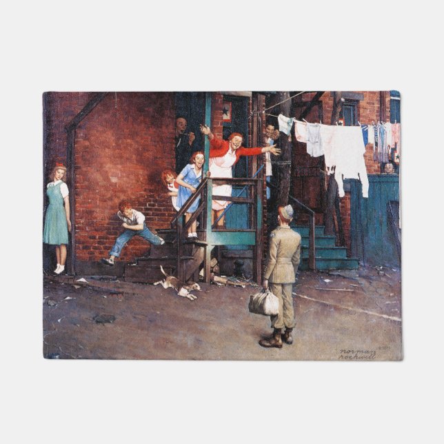 Tapete G.I. de regresso a casa. (Frente)