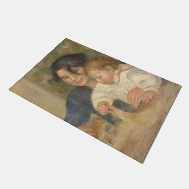 Tapete Gabrielle e Jean (por Pierre-Auguste Renoir) (Inclinado)