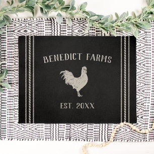 Tapete Galo Russo Personalizado de Farmhouse