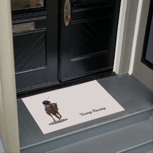 Tapete Galopagem Em Cavalo E Matéria-Prima